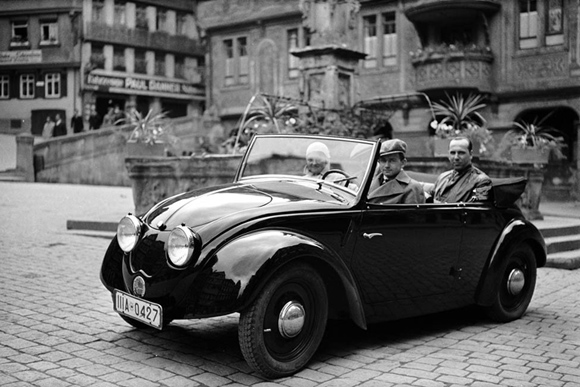Ферри Порше за рулём VW V2, 1936 год
