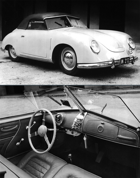 Porsche 356/2 'Keibl-Cabriolet' - экстерьер и интерьер
